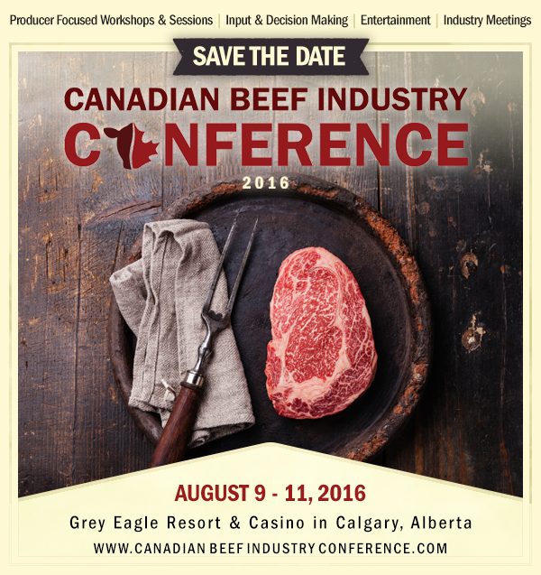 Canadian Beef Industry Conference - SaveTheDate2016